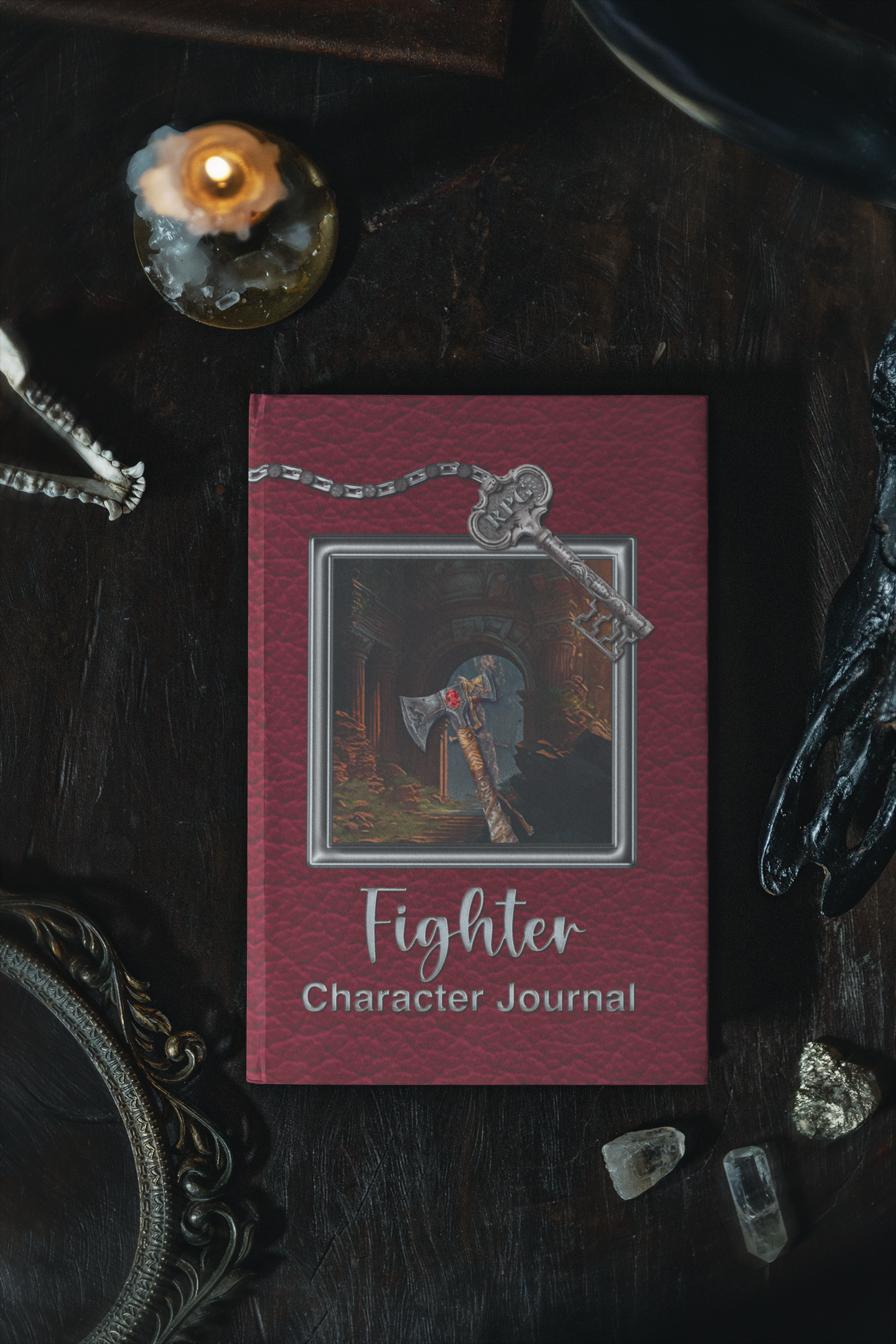 Fighter RPG Character Journal - Amazon - Are you a new or experienced RPG player? Tired of using separate character sheets or pieces of paper? Want something more streamlined and permanent? Would you like to capture your Fighter’s entire Roleplaying Adven