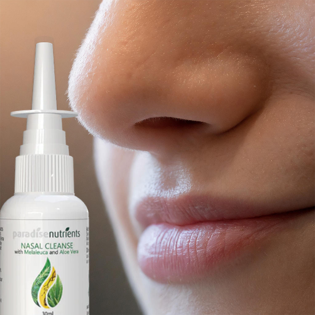 Nasal Cleanse - Paradise Nutrients - Introducing our revolutionary Nasal Cleanse, a game changer in sinus care. Infused with the organic essence of tea tree leaves and aloe vera, this remarkable formula combines the power of 74 plant and sea minerals. Exp