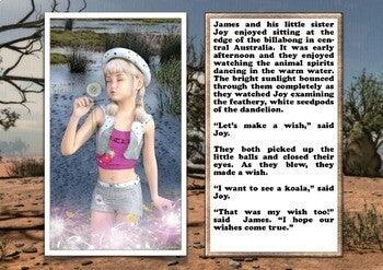 Where's the Koala? eBook - What was that? James and Joy hear a splash into the billabong. How will the children help the little koala return to his mother? Come on a magical adventure with James and Joy and one of nature's most adorable animals. Created b