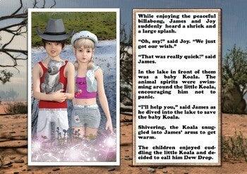 Where's the Koala? eBook - What was that? James and Joy hear a splash into the billabong. How will the children help the little koala return to his mother? Come on a magical adventure with James and Joy and one of nature's most adorable animals. Created b