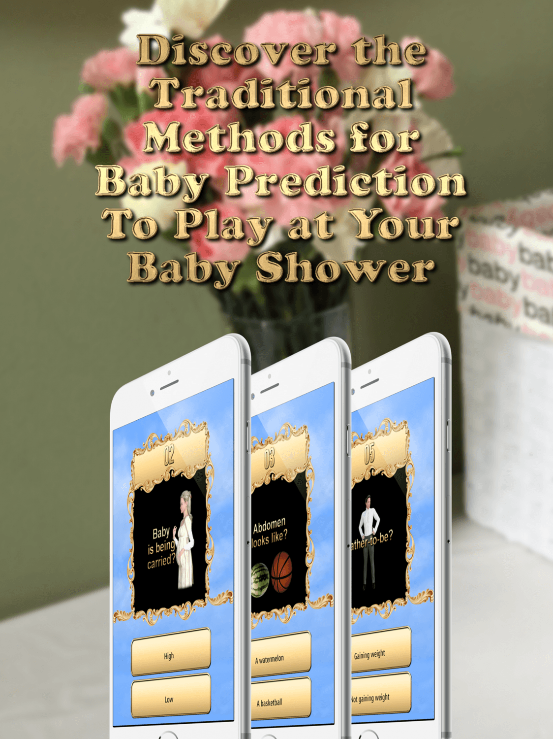 Boy or Girl? App - More Than Charms - Pregnancy is a important journey in your life, making it the perfect time to sit back and relax. Pregnancy games provides activities and games to play at baby showers, kitchen tea parties and other pre-baby celebratio