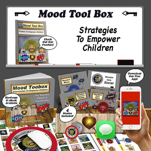 Mood Toolbox Complete Intervention: Printables and Stories to Empower Children (eBook Version) More Than Charms Digital