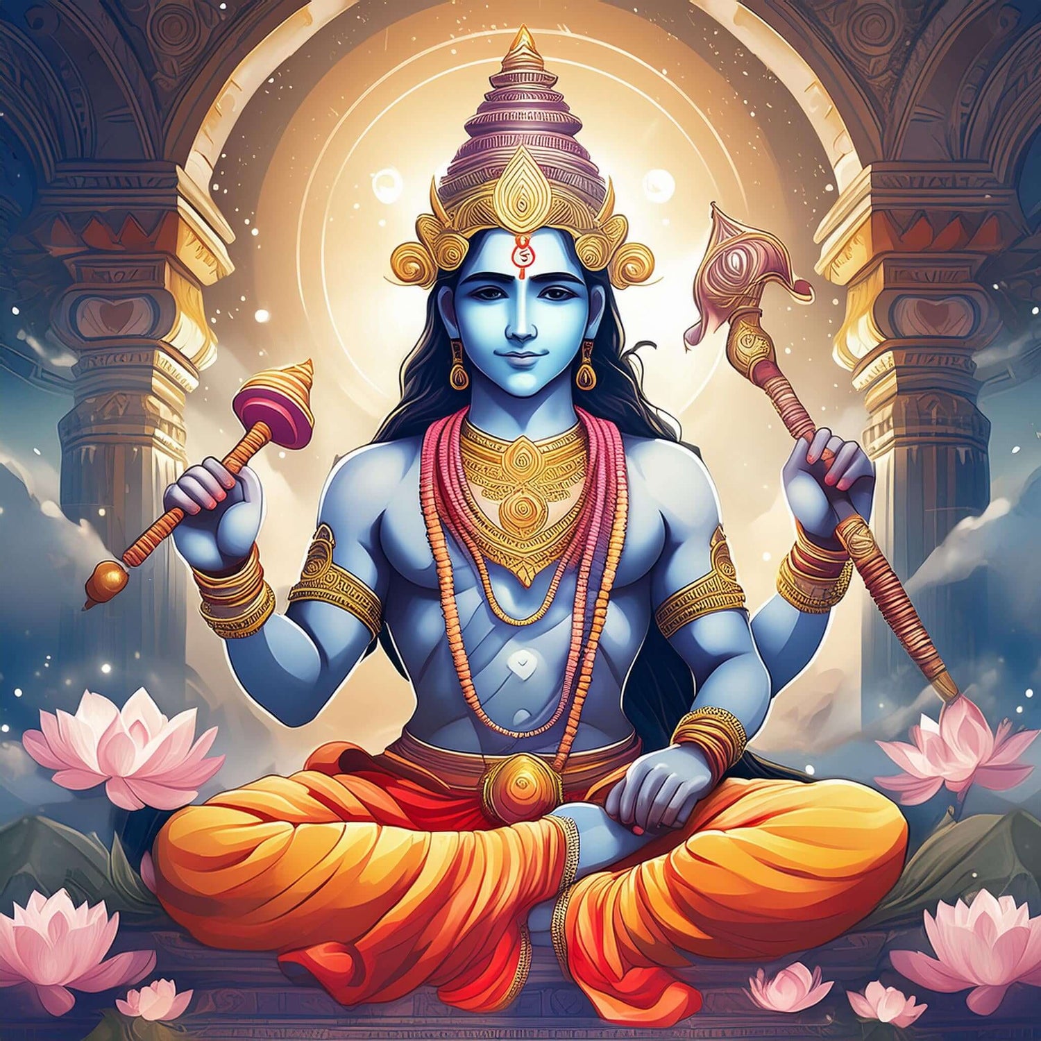 Vishnu - Hinduism - God More Than Charms