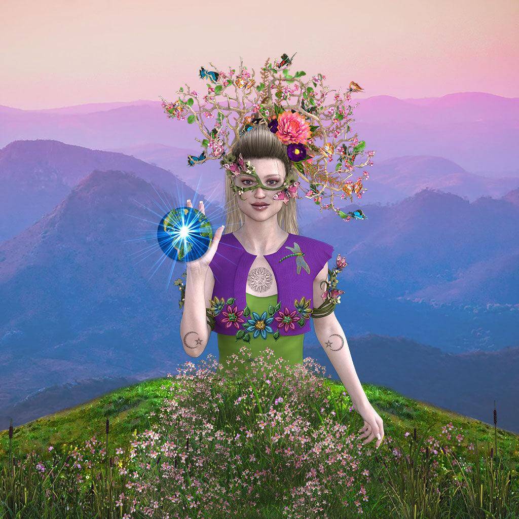 Gaia (Greek Mythology) Mother Earth Speaks To Us Through Every Flower ...Gaia More Than Charms