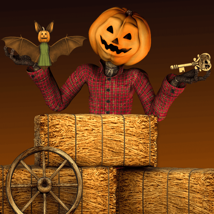 Trick or Treat? What’s that strange noise? James and Joy jump with fright while trick or treating. Will the children have the courage to investigate with so many spooky things happening? Walk through creepy landscapes and embark on a Halloween adventure.