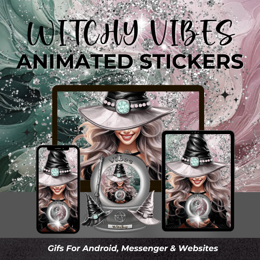 Witchy Vibes Animated Gif Stickers