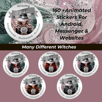 Witchy Vibes Animated Gif Stickers