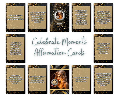 Celebrate Moments Printable  Affirmation Cards