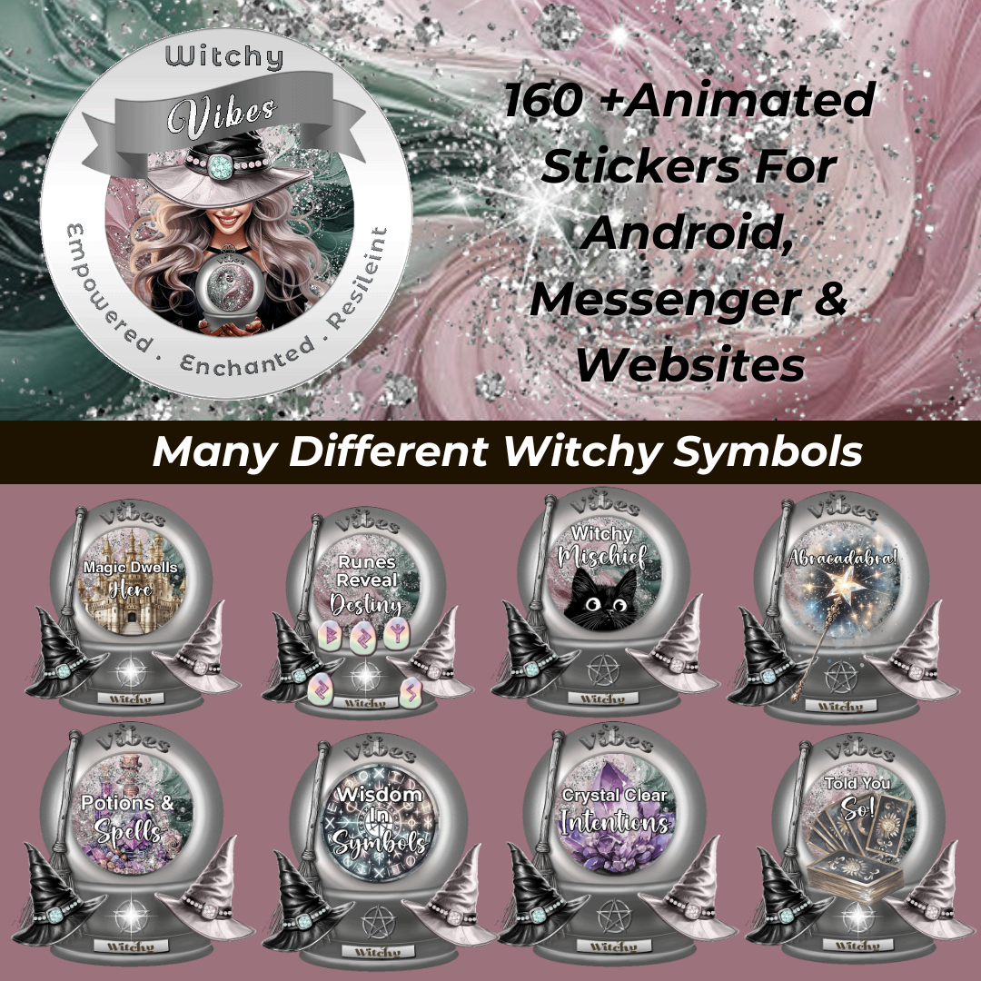 Witchy Vibes Animated Gif Stickers