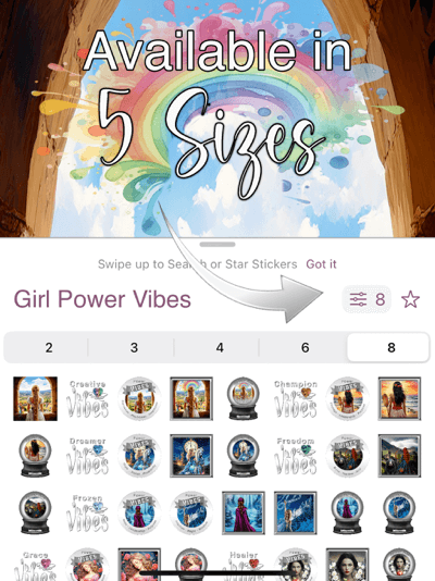 Girl Power Sticker Pack For iMessage - Download For FREE More Than Charms Digital