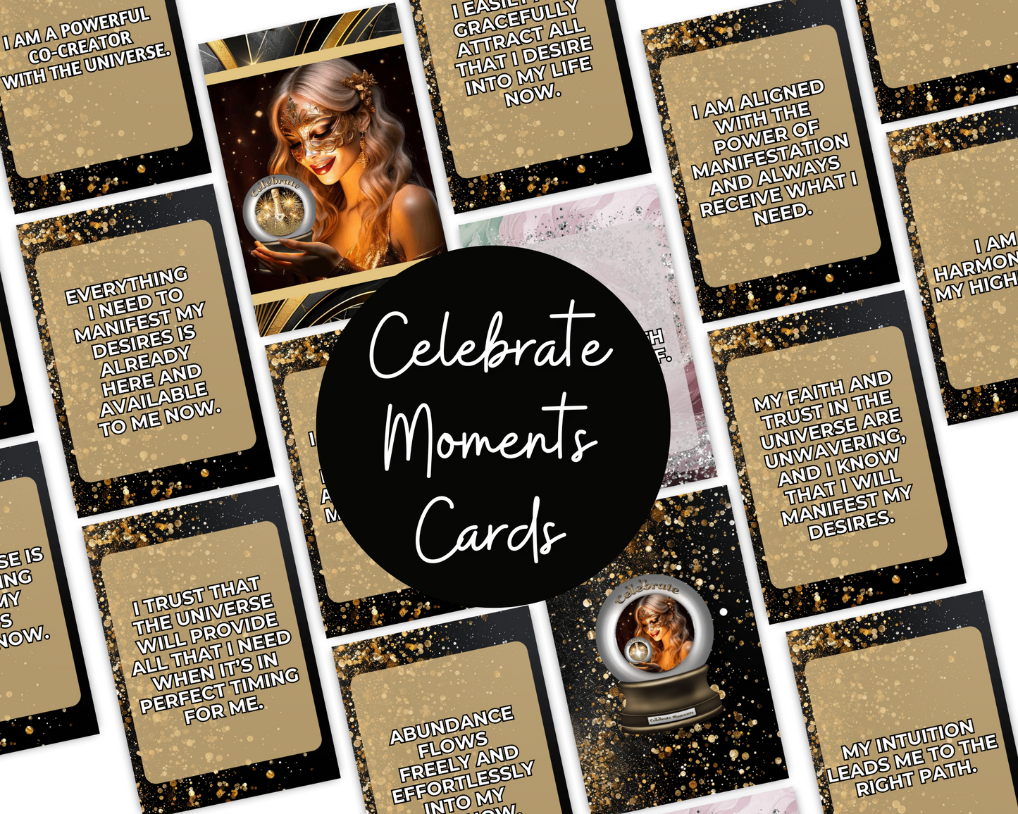 Celebrate Moments Printable  Affirmation Cards