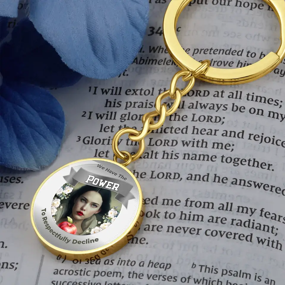 Power of Snow White - Affirmation Keychain - More Than CharmsMore Than Charms