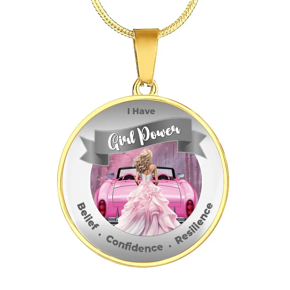 Personalized Girl Power Affirmation Necklace - Belief, Confidence, Resilience - More Than CharmsMore Than Charms