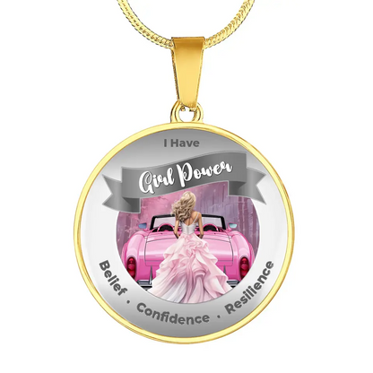 Personalized Girl Power Affirmation Necklace - Belief, Confidence, Resilience - More Than CharmsMore Than Charms