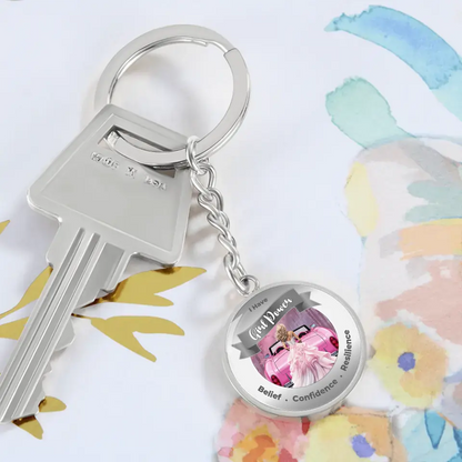 Personalized Girl Power Keychain - Belief, Confidence, Resilience - More Than CharmsMore Than Charms