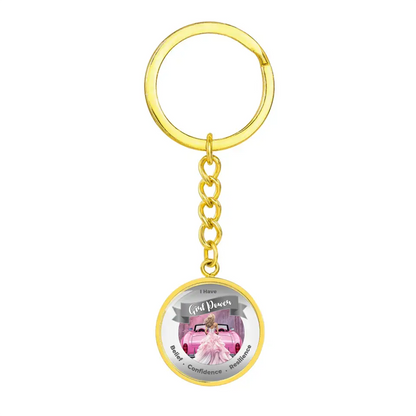 Personalized Girl Power Keychain - Belief, Confidence, Resilience - More Than CharmsMore Than Charms