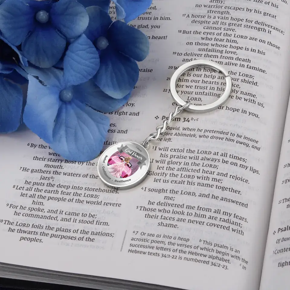 Personalized Girl Power Keychain - Belief, Confidence, Resilience - More Than CharmsMore Than Charms