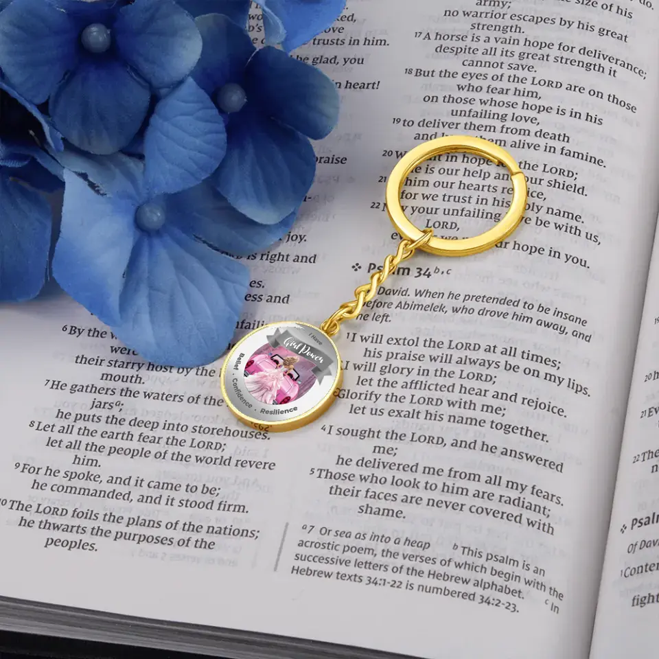 Personalized Girl Power Keychain - Belief, Confidence, Resilience - More Than CharmsMore Than Charms