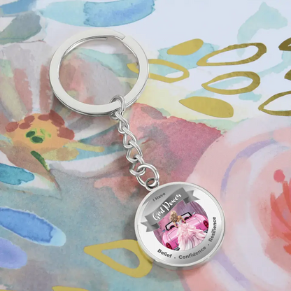 Personalized Girl Power Keychain - Belief, Confidence, Resilience - More Than CharmsMore Than Charms