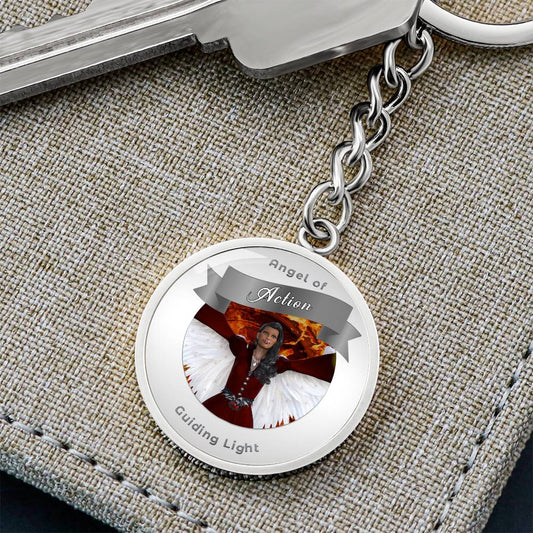 Action - Guardian Angel Charm Keychain ShineOn Fulfillment