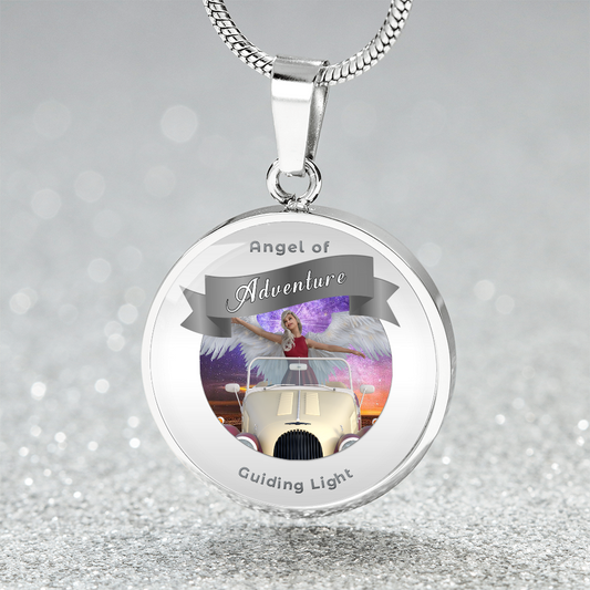 Adventure - Guardian Angel Charm Necklace ShineOn Fulfillment