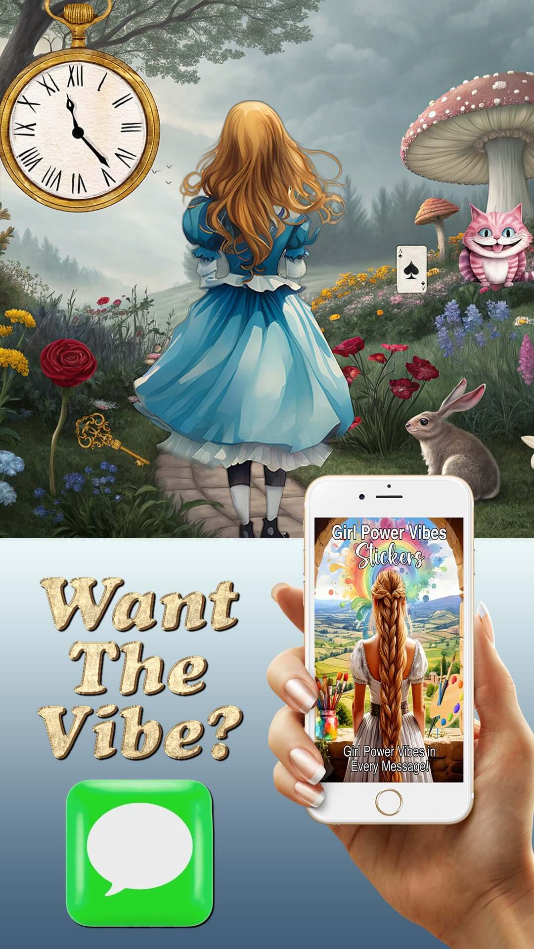 Girl Power Sticker Pack For iMessage - Download For FREE More Than Charms Digital