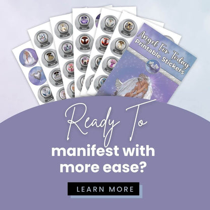 Angel For Today Printable Stickers - Turn everyday moments into celestial keepsakes with Angels For Today Printable Stickers! Inspired by the ethereal beauty of Angelic Realms, this enchanting collection brings the presence of Archangels and Guardian Ange