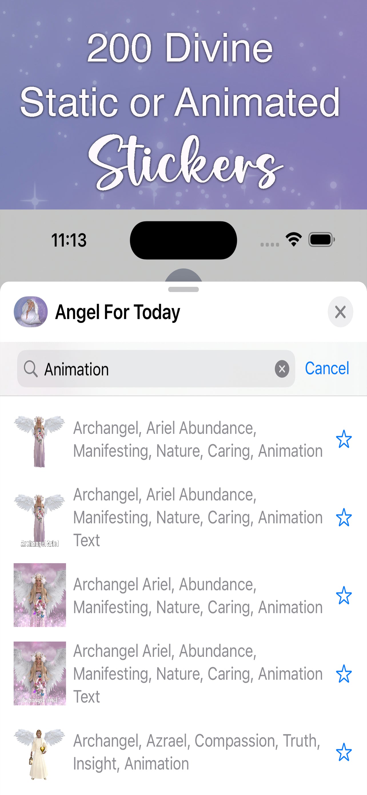 Angel For Today Sticker Pack - Download For FREE More Than Charms Digital