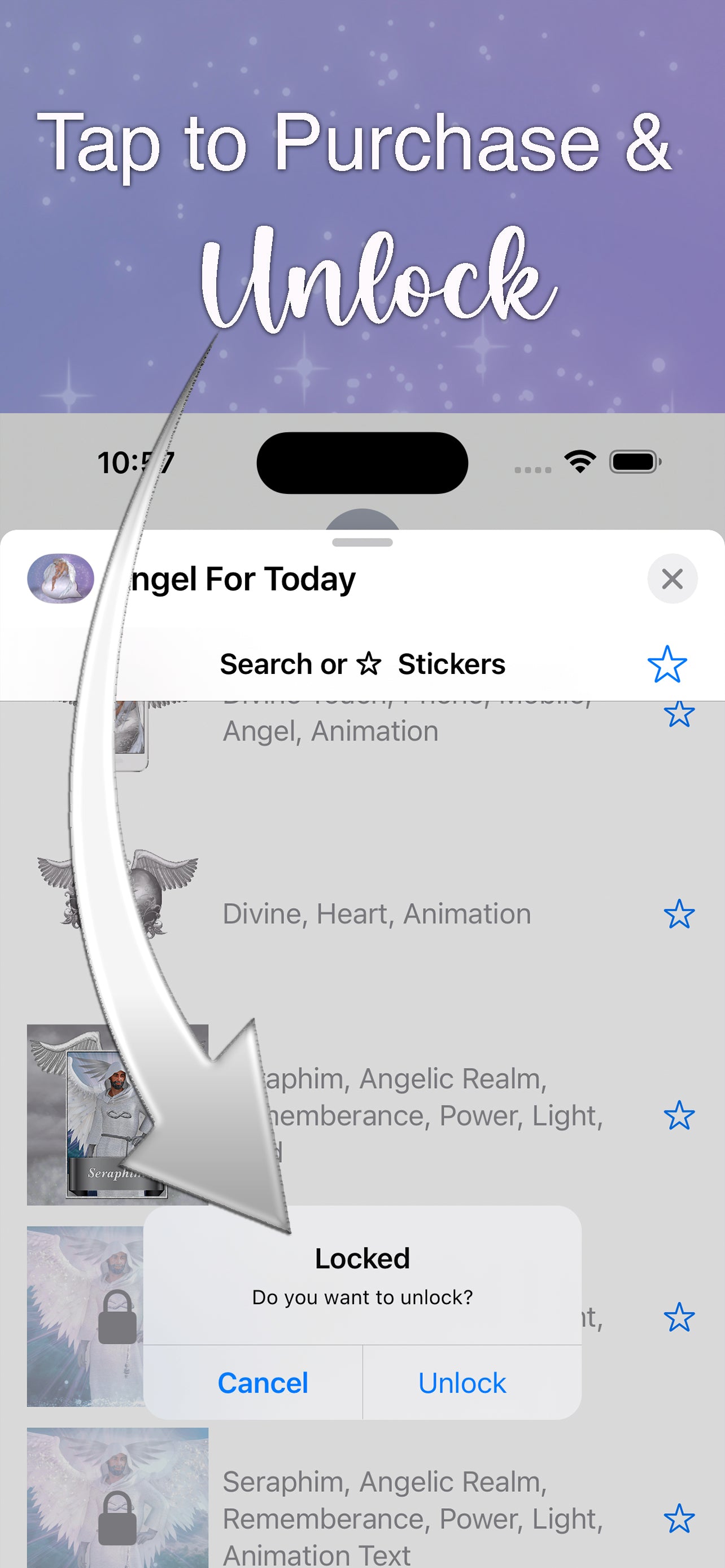 Angel For Today Sticker Pack - Download For FREE More Than Charms Digital