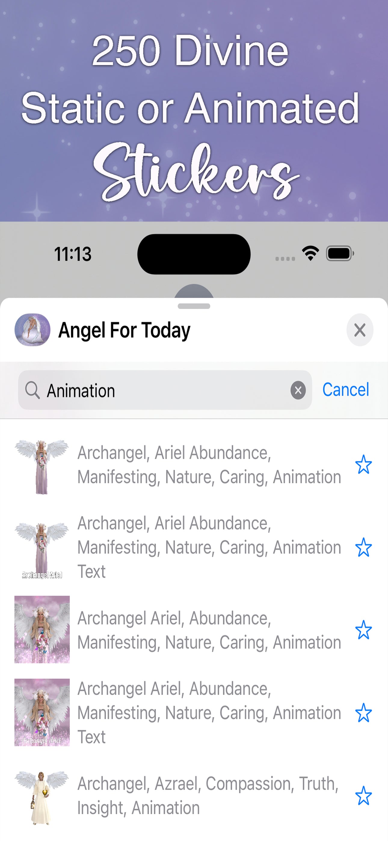Angel For Today Sticker Pack - Download For FREE More Than Charms Digital