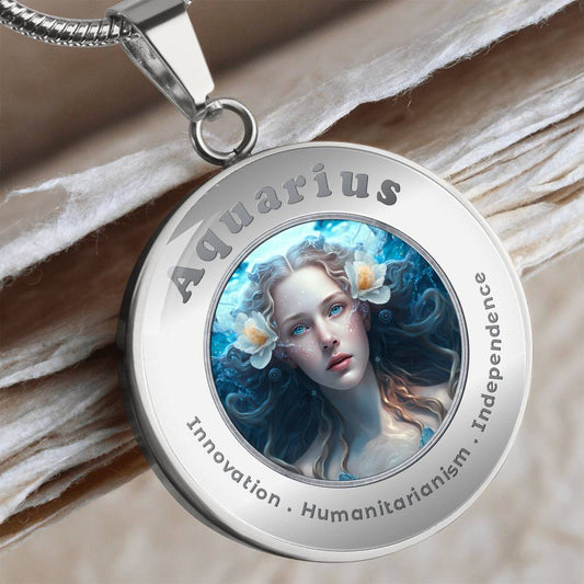 Aquarius - Charm Necklace ShineOn Fulfillment