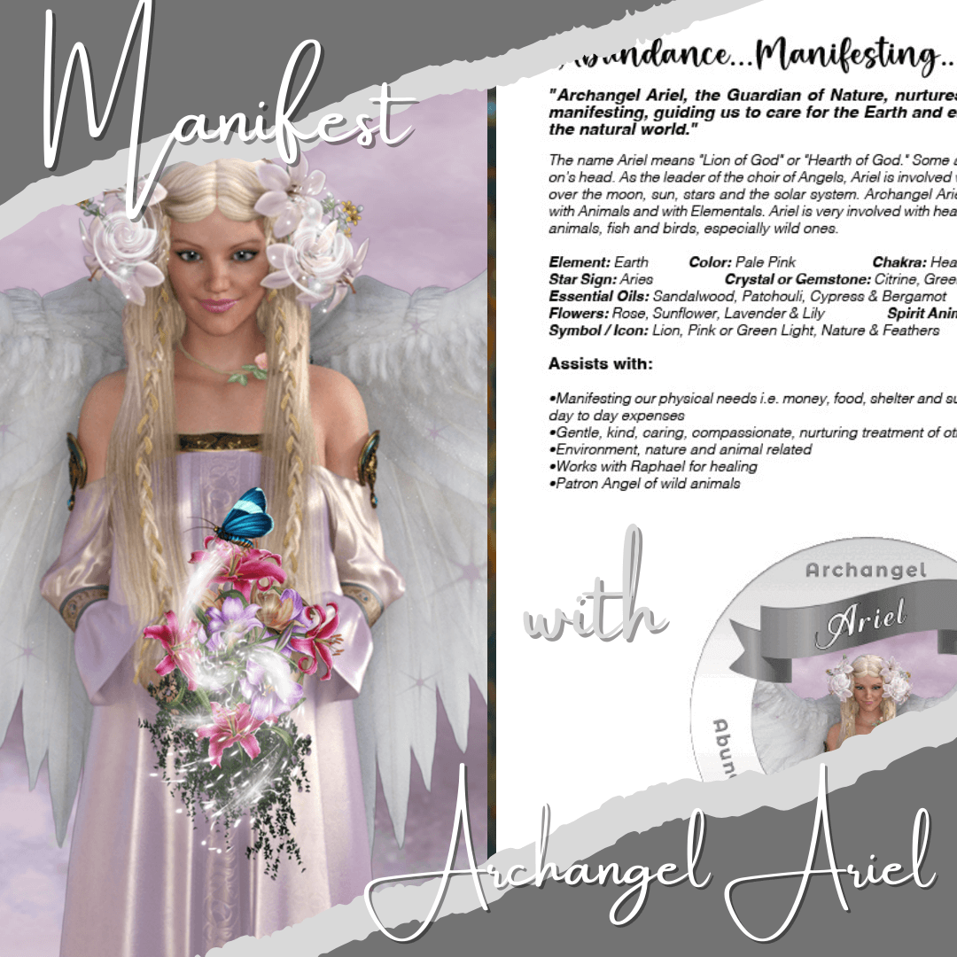 Archangel Ariel Activation - Energy Attunement & Charged Digital Guide Book - Archangel Ariel Activation is your sacred doorway to connecting with the Universe. This transformative process provides manifesting, attunement and activation processes to help