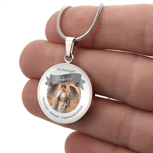 Archangel Gabriel - Charm Necklace For Messages, Revelation & Communication ShineOn Fulfillment