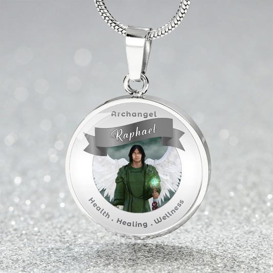 Archangel Raphael - Charm Necklace For Healing & Health ShineOn Fulfillment