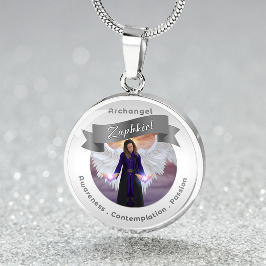 Archangel Zaphkiel - Charm Necklace ShineOn Fulfillment