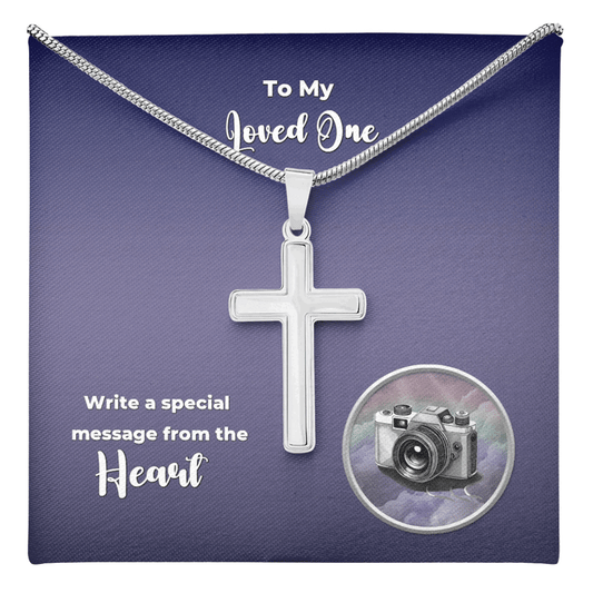 Artisan Cross - Custom Message CardMore Than Charms
