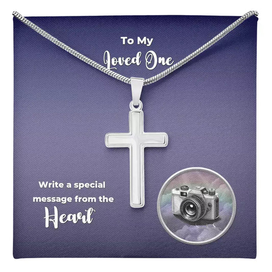 Artisan Cross - Custom Message CardMore Than Charms