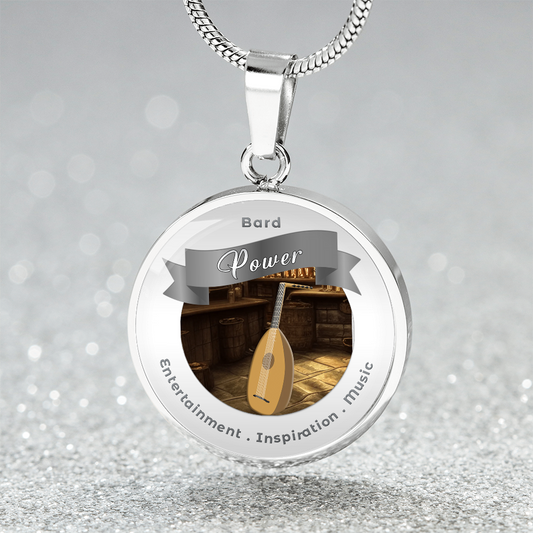 Bard 2 - RPG Fantasy Charm Necklace ShineOn Fulfillment