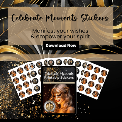 Celebrate Moments Printable Stickers More Than Charms Digital