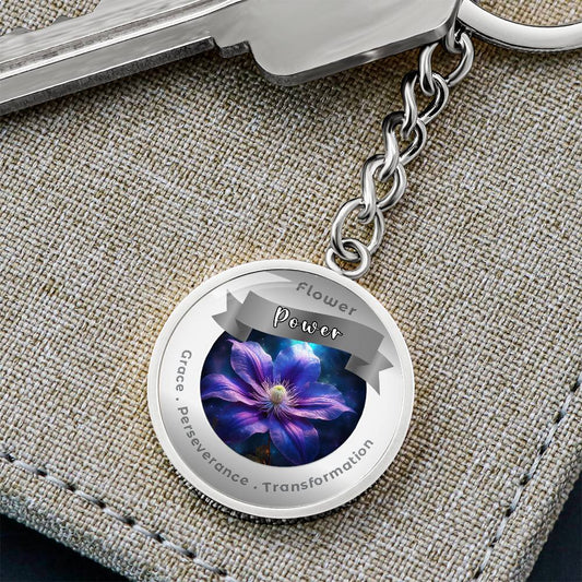 Clematis - Charm Keychain ShineOn Fulfillment
