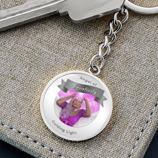 Creativity - Guardian Angel Charm Keychain ShineOn Fulfillment