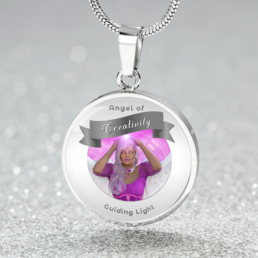 Creativity - Guardian Angel Charm Necklace ShineOn Fulfillment