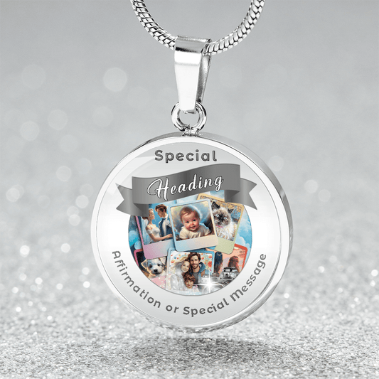 Custom Designed Circle Pendant - Design ServiceMore Than Charms