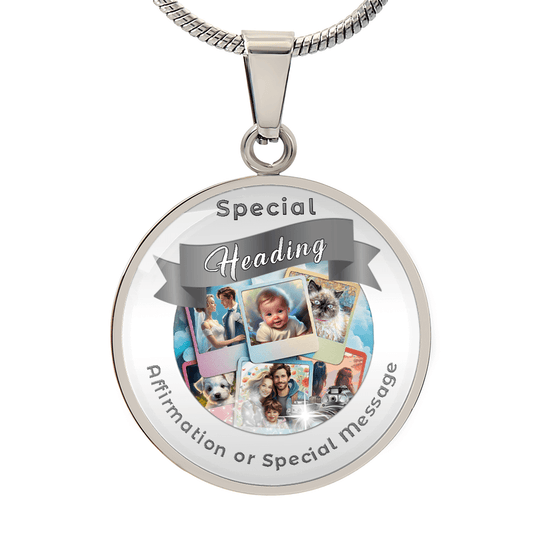 Custom Designed Circle Pendant - Design ServiceMore Than Charms