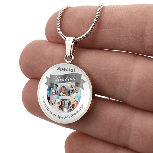 Custom Designed Circle Necklace - Design Service|more-than-charms-888.myshopify.com