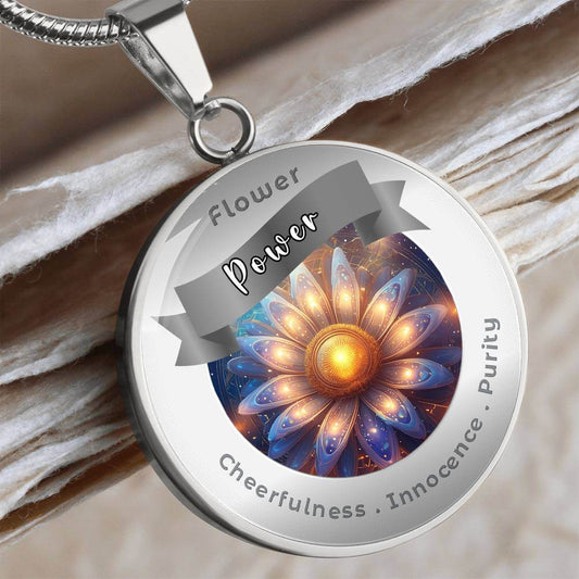 Daisy - Charm Necklace - This Luxury Charm Necklace is more than just an accessory — it’s a soulful expression of your journey, dreams, and intentions. Designed with meaning, each charm carries powerful affirmation words, images, or symbols that speak to