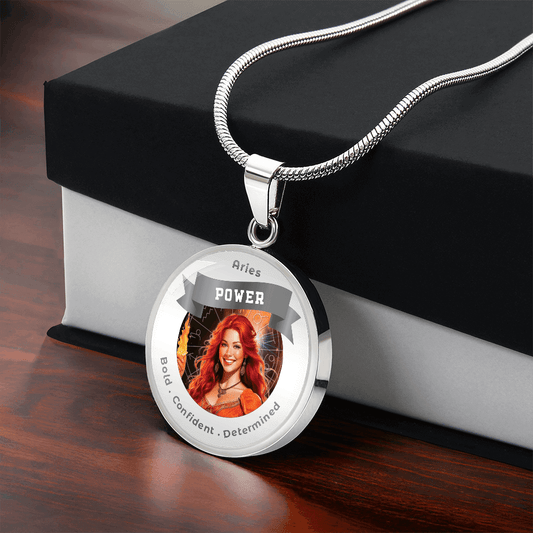 Divine Feminine Aries - Charm Necklace - This Luxury Charm Necklace is more than just an accessory — it’s a soulful expression of your journey, dreams, and intentions. Designed with meaning, each charm carries powerful affirmation words, images, or symbol