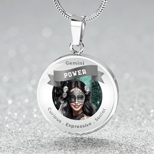 Divine Feminine Gemini - Charm Necklace ShineOn Fulfillment