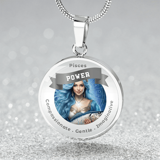 Divine Feminine Pisces - Charm Necklace ShineOn Fulfillment