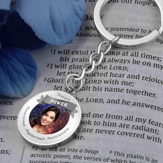 Divine Feminine Scorpio - Charm Keychain - This Luxury Charm Necklace is more than just an accessory — it’s a soulful expression of your journey, dreams, and intentions. Designed with meaning, each charm carries powerful affirmation words, images, or symb